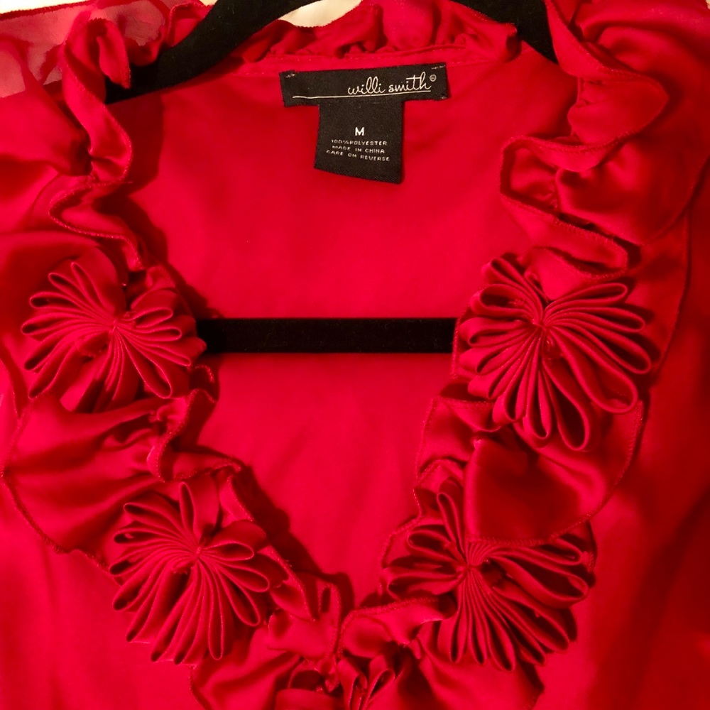 True Red Sleeveless Gorgeous Top